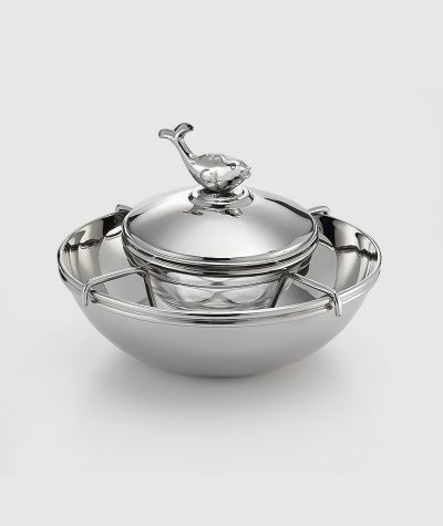 Mary Jurek Design Beluga Caviar Bowl w/Glass Insert