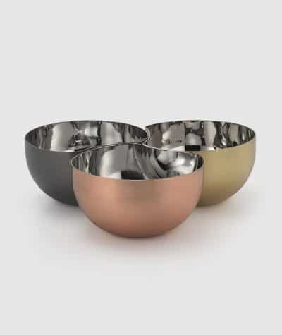 Arroyo Three Color Interlocking Bowls