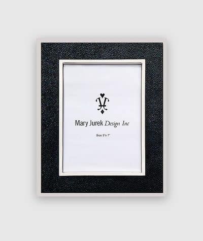 Sierra Photo Frame w/ Black Leather