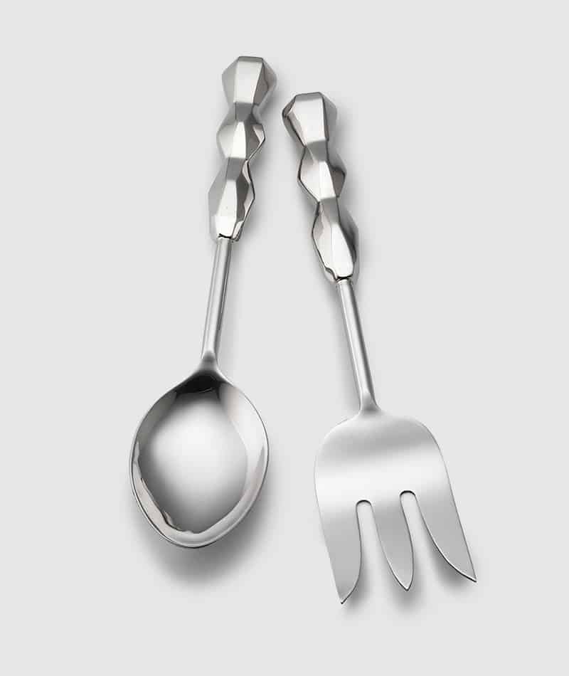 Ibiza Vegetable Spoon & Meat Fork Set