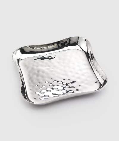 Blossom Free Form Sq Stainless Tray