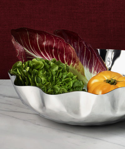 handmade metal salad bowl, organic style bowl, fruit bowl, salad bowl, no tarnish, dishwasher safe