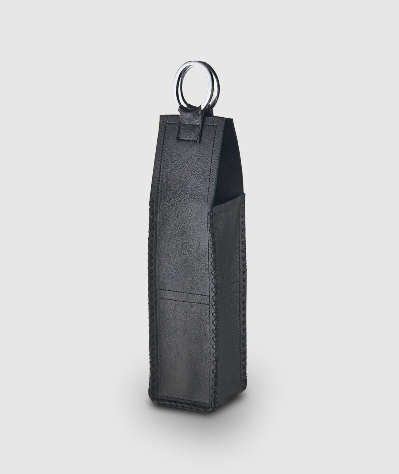 DLW 001 - Durango Black Leather Wine Tote