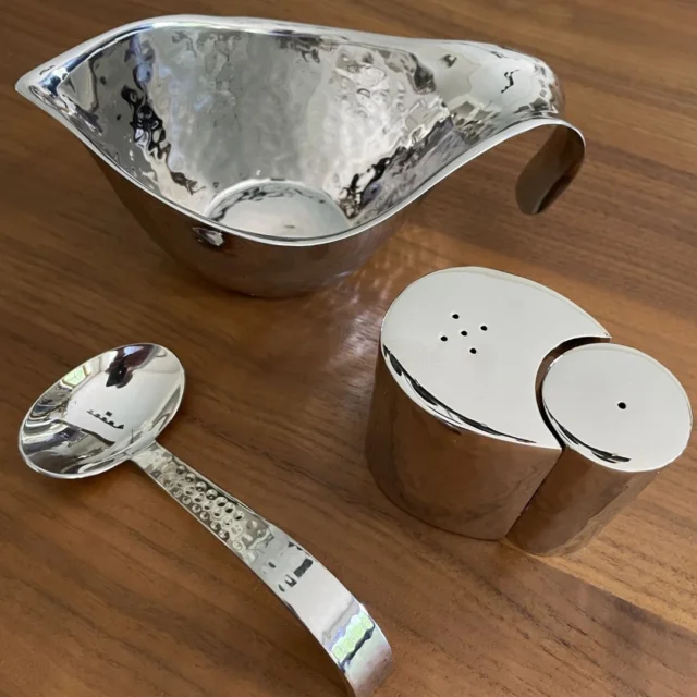 Our design ethos is clean, functional, and well-crafted. Each piece is handmade of 18/8 stainless steel, and it is intended for a lifetime of use.

For more than 20 years, customers have loved our designs.
#enduringstyle 
#modernliving 
#contemporarytableware