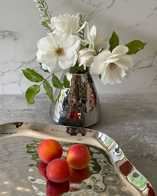 A little bit of nature, a little bit of color then add handcraftsmanship to create inspiring beauty for your table.